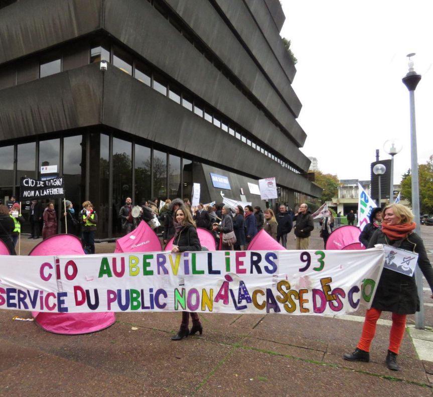 NON A LA FERMETURE DE LA MOITIE DES CIO DE SEINE-SAINT-DENIS ! Rassemblement à Bondy mercredi 14 décembre à&nbsp;15h30